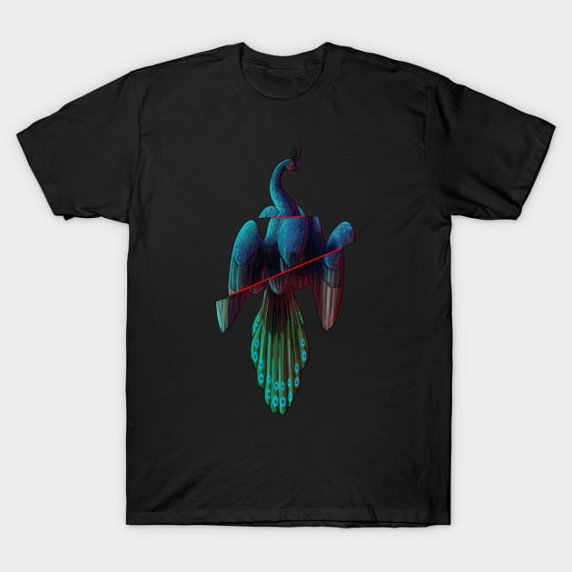 Like a "Dead Peacock" Kind of Beautiful T-Shirt by InvincibleSoap